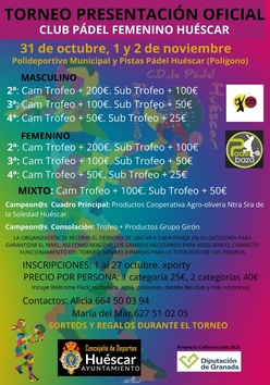 Cartel del torneo