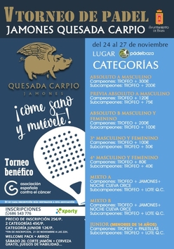 Cartel del torneo