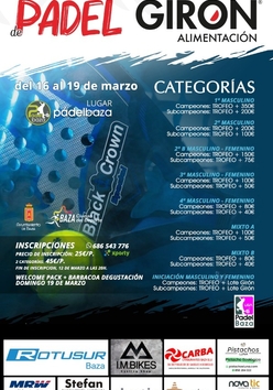 Cartel del torneo