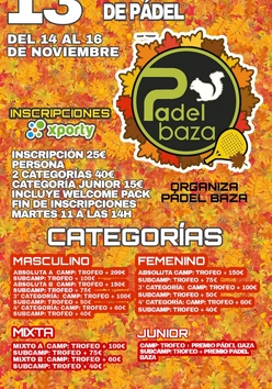 Cartel del torneo