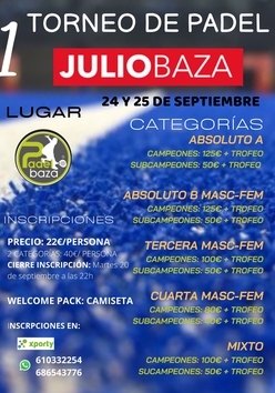 Cartel del torneo